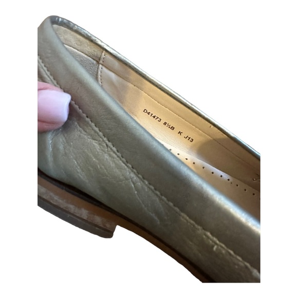 Cole Haan Muted Gold Penny Loafers Size 8 1/2 B - Picture 3 of 4